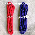 Corda 100% Hemp Colorida-6mm